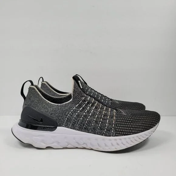 Nike React Phantom Flyknit 2 Men\'s Black Smoke Gray Shoes CJ0277-003 US Size 14 Buy Nike React Phantom Run Flyknit 2  main image 3